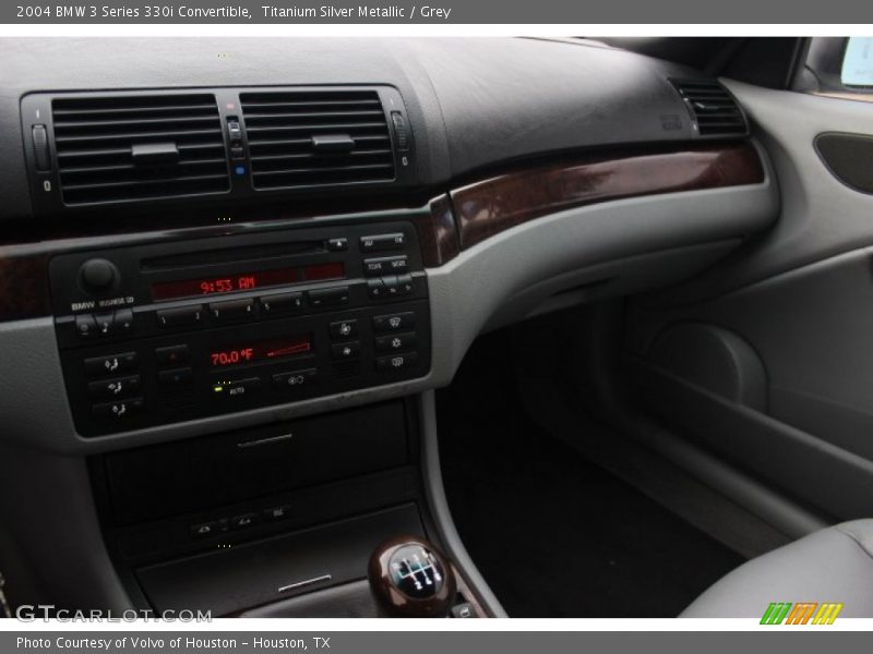 Titanium Silver Metallic / Grey 2004 BMW 3 Series 330i Convertible