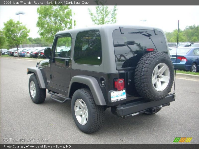 Black / Dark Slate Gray 2005 Jeep Wrangler Rubicon 4x4