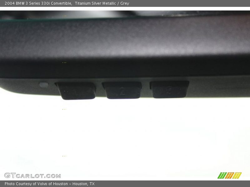 Titanium Silver Metallic / Grey 2004 BMW 3 Series 330i Convertible