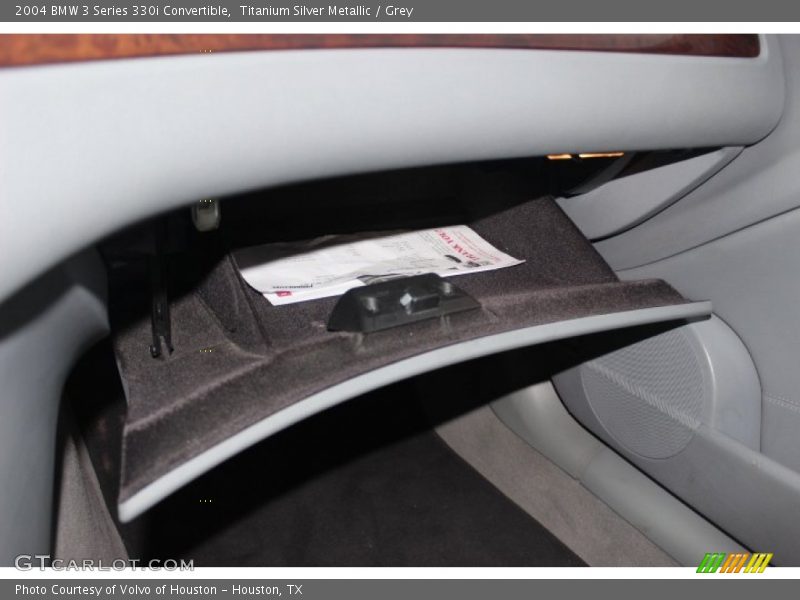 Titanium Silver Metallic / Grey 2004 BMW 3 Series 330i Convertible