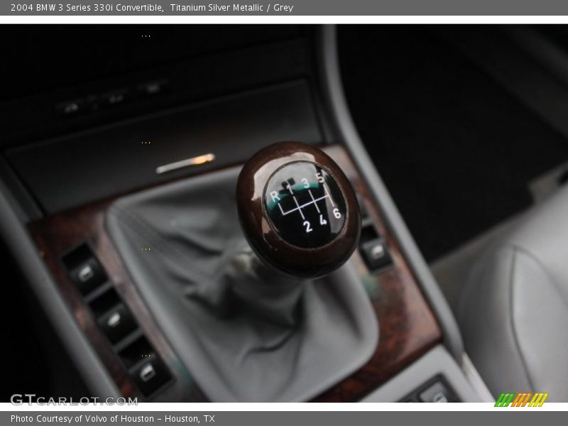 Titanium Silver Metallic / Grey 2004 BMW 3 Series 330i Convertible