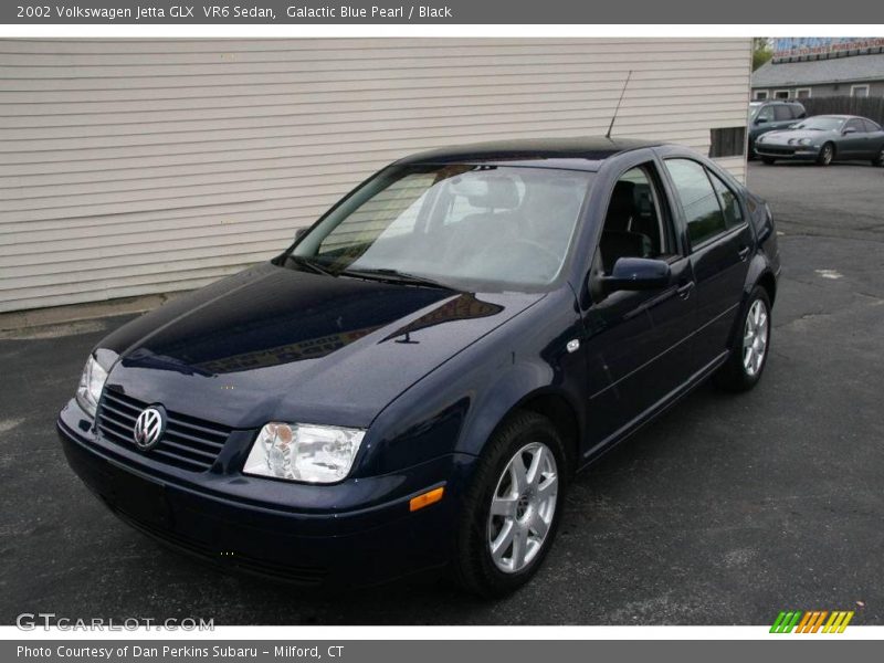 Galactic Blue Pearl / Black 2002 Volkswagen Jetta GLX  VR6 Sedan