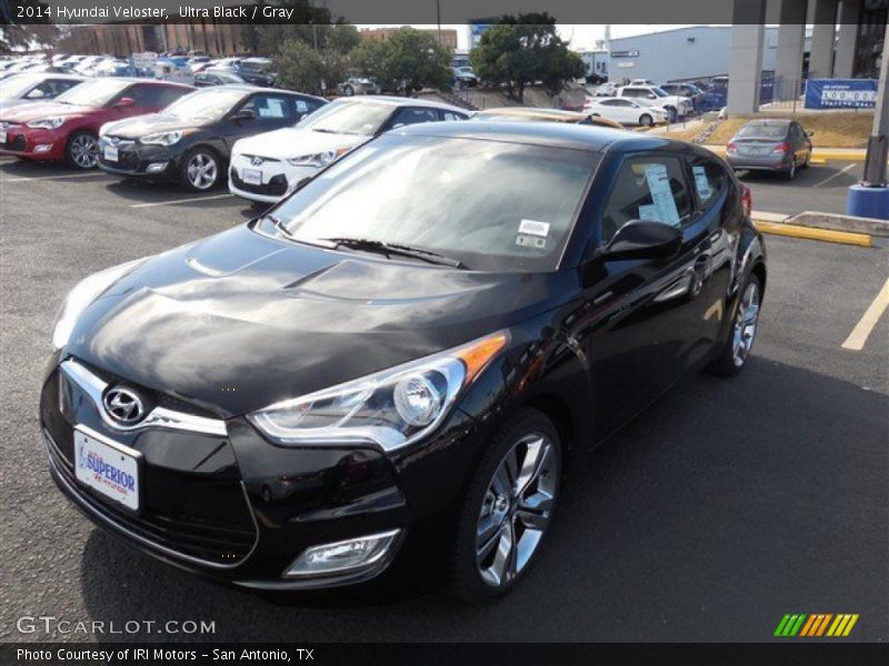 Ultra Black / Gray 2014 Hyundai Veloster