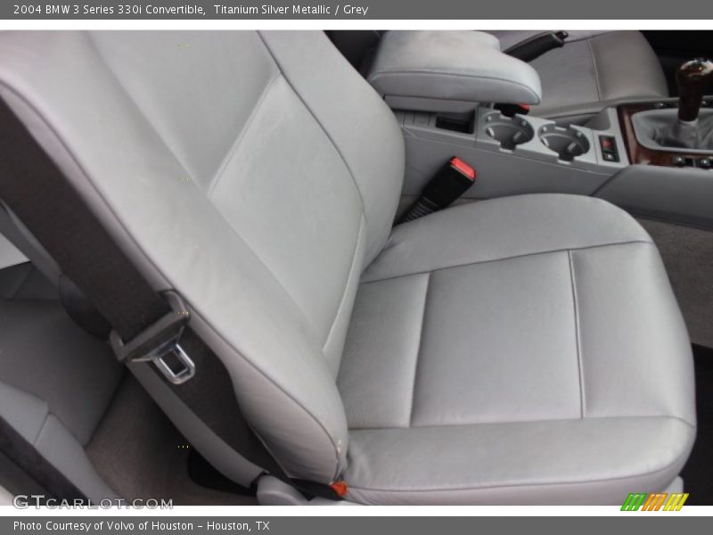 Titanium Silver Metallic / Grey 2004 BMW 3 Series 330i Convertible