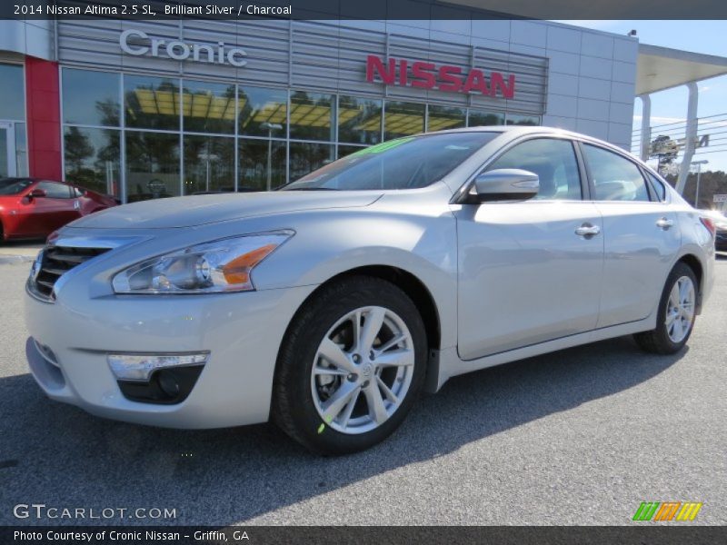 Brilliant Silver / Charcoal 2014 Nissan Altima 2.5 SL
