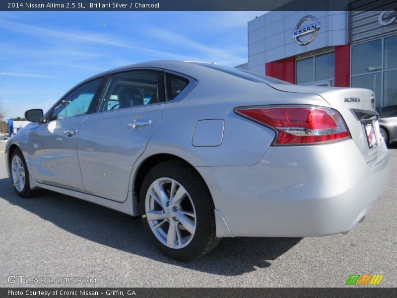 Brilliant Silver / Charcoal 2014 Nissan Altima 2.5 SL