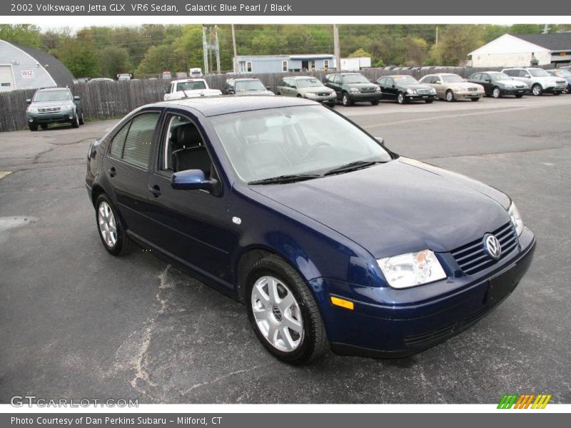 Galactic Blue Pearl / Black 2002 Volkswagen Jetta GLX  VR6 Sedan