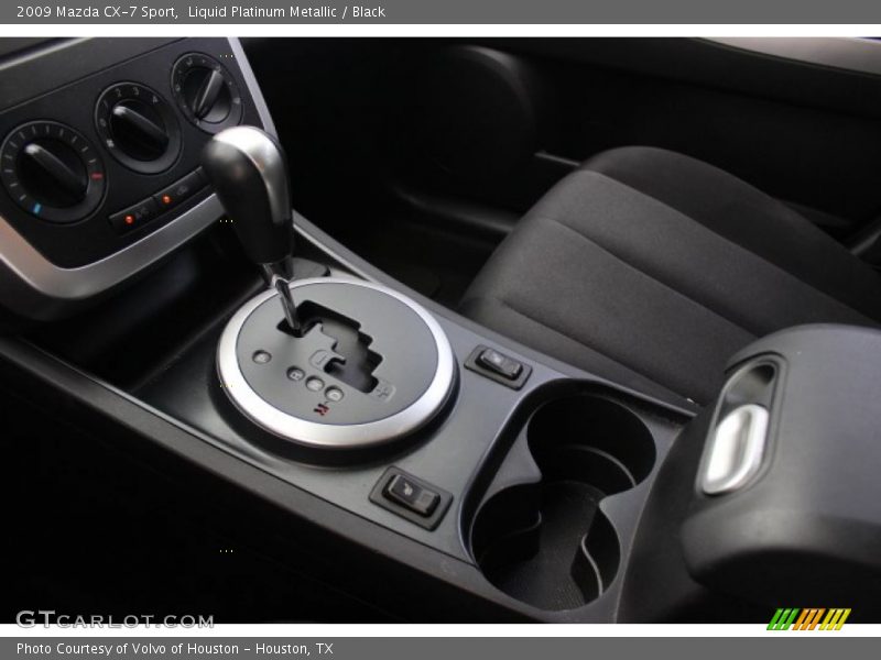 Liquid Platinum Metallic / Black 2009 Mazda CX-7 Sport
