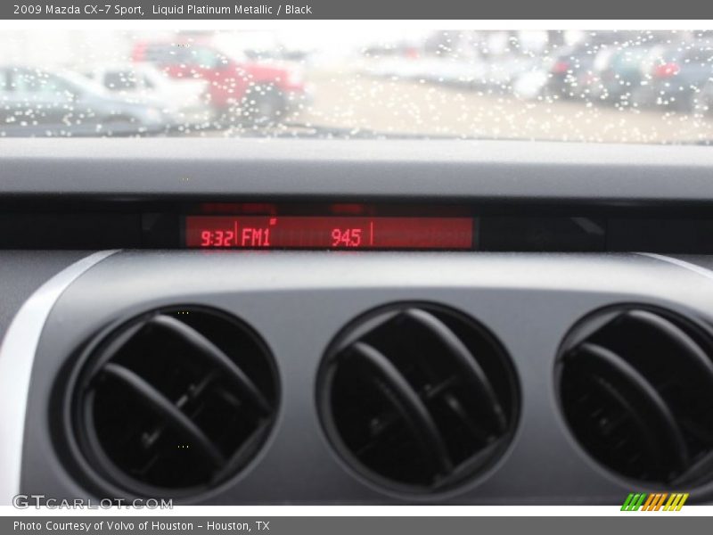 Liquid Platinum Metallic / Black 2009 Mazda CX-7 Sport