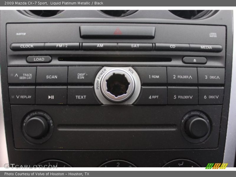 Liquid Platinum Metallic / Black 2009 Mazda CX-7 Sport