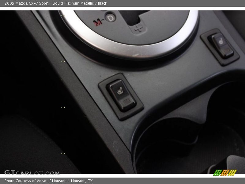 Liquid Platinum Metallic / Black 2009 Mazda CX-7 Sport