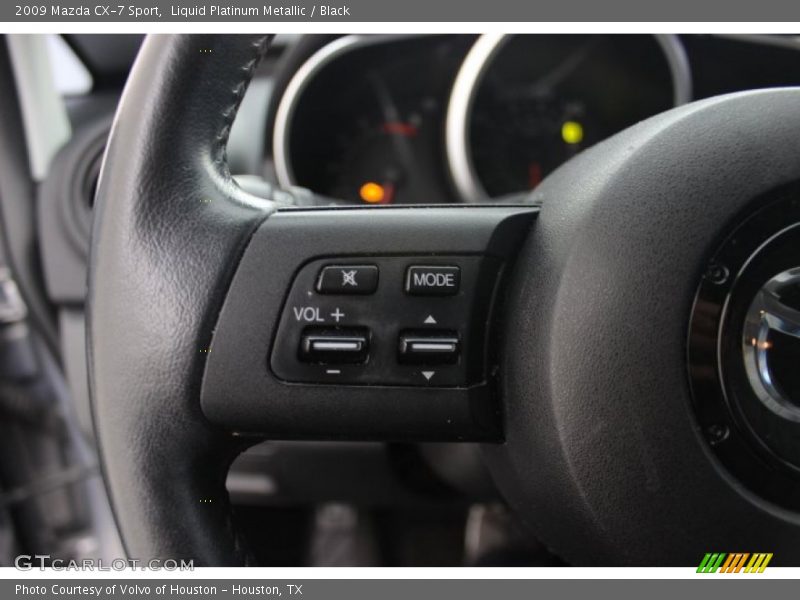 Liquid Platinum Metallic / Black 2009 Mazda CX-7 Sport
