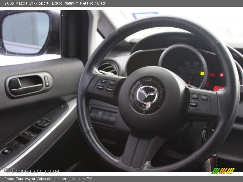 Liquid Platinum Metallic / Black 2009 Mazda CX-7 Sport
