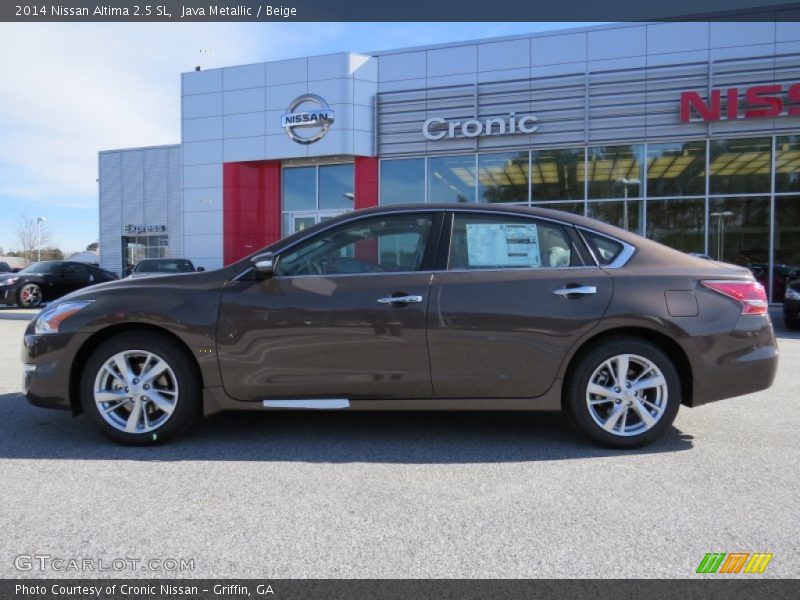 Java Metallic / Beige 2014 Nissan Altima 2.5 SL