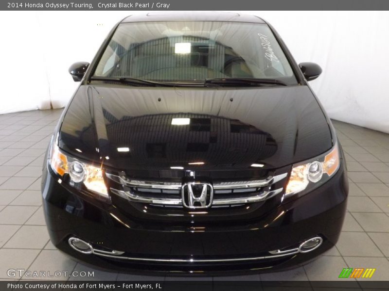 Crystal Black Pearl / Gray 2014 Honda Odyssey Touring