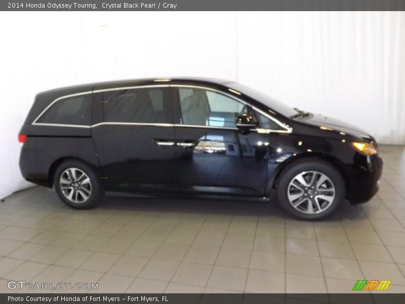 Crystal Black Pearl / Gray 2014 Honda Odyssey Touring
