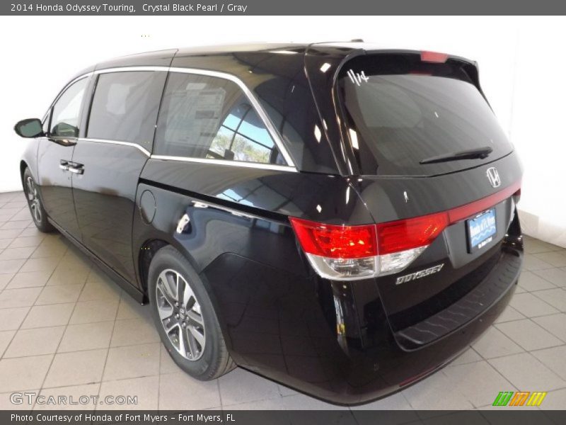 Crystal Black Pearl / Gray 2014 Honda Odyssey Touring