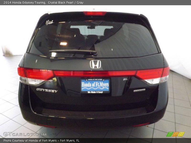 Crystal Black Pearl / Gray 2014 Honda Odyssey Touring