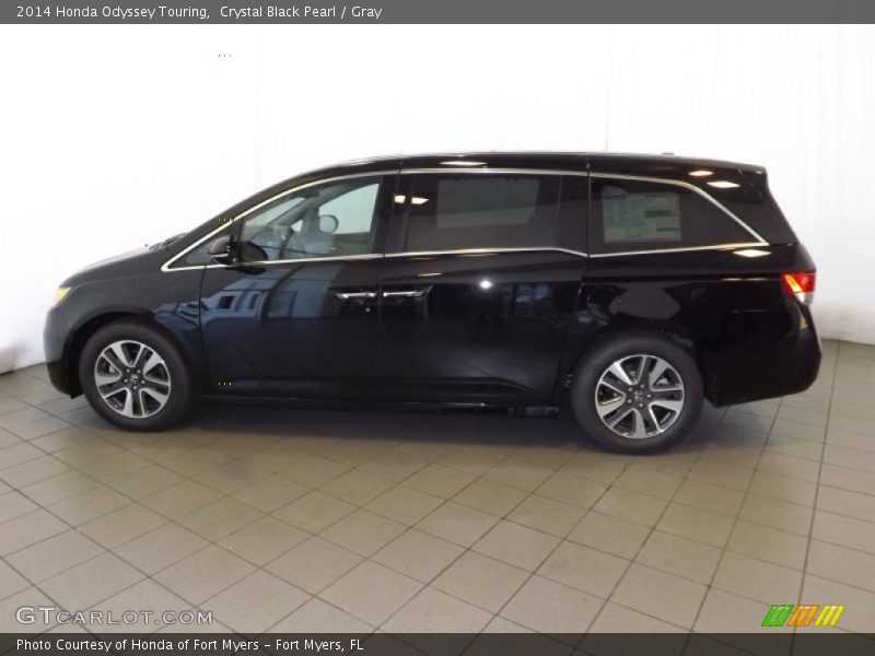 Crystal Black Pearl / Gray 2014 Honda Odyssey Touring