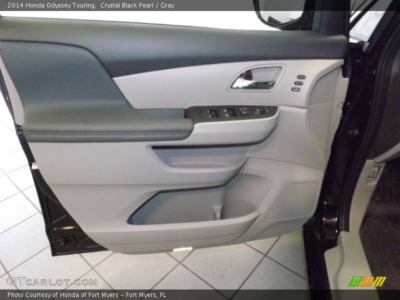 Crystal Black Pearl / Gray 2014 Honda Odyssey Touring