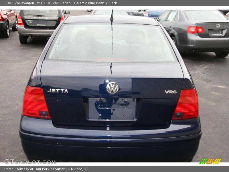 Galactic Blue Pearl / Black 2002 Volkswagen Jetta GLX  VR6 Sedan