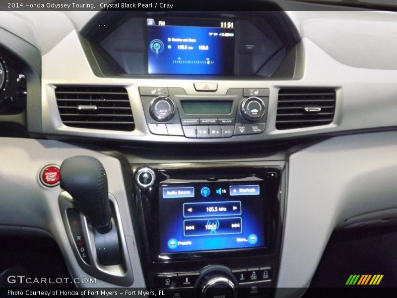 Crystal Black Pearl / Gray 2014 Honda Odyssey Touring