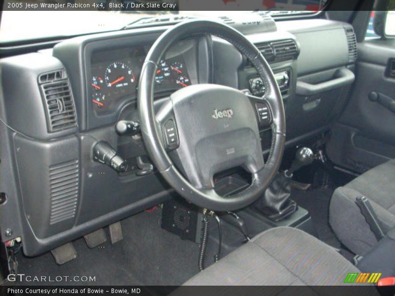 Black / Dark Slate Gray 2005 Jeep Wrangler Rubicon 4x4
