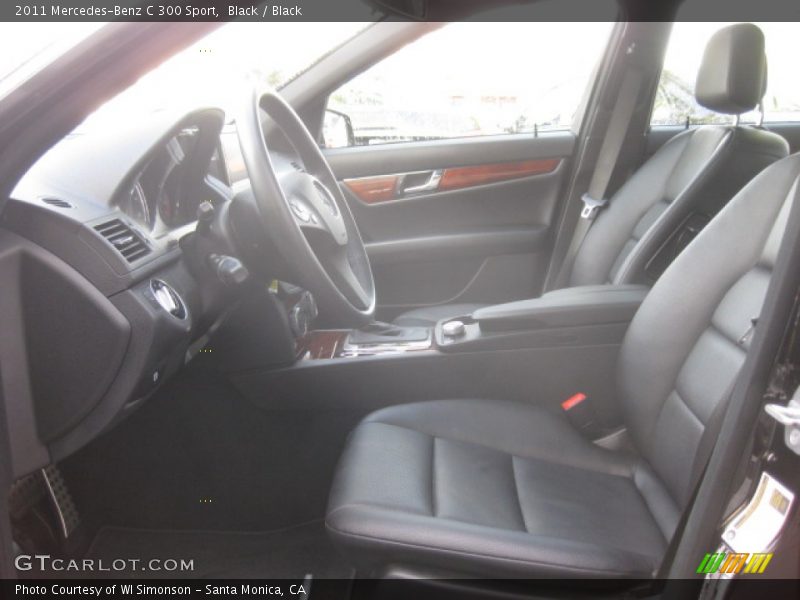 Black / Black 2011 Mercedes-Benz C 300 Sport