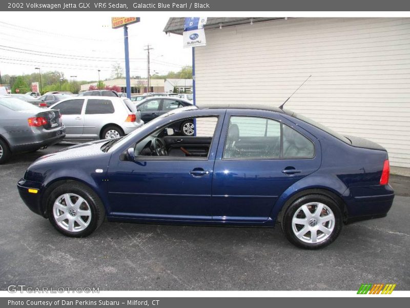 Galactic Blue Pearl / Black 2002 Volkswagen Jetta GLX  VR6 Sedan
