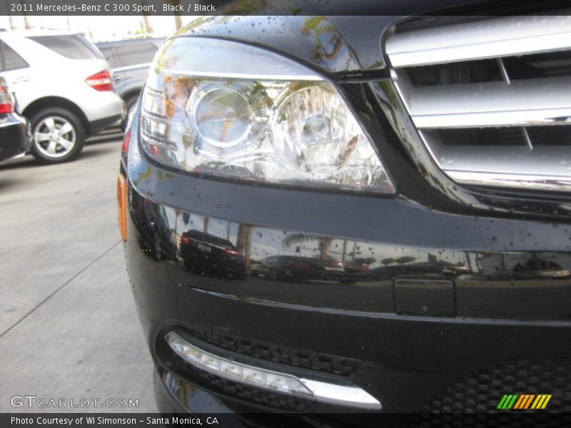 Black / Black 2011 Mercedes-Benz C 300 Sport