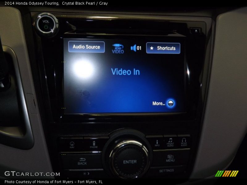 Crystal Black Pearl / Gray 2014 Honda Odyssey Touring