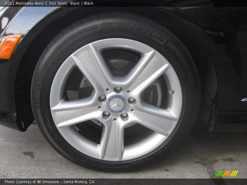 Black / Black 2011 Mercedes-Benz C 300 Sport
