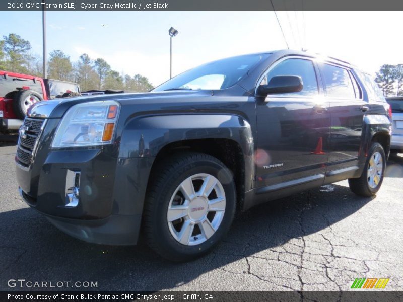 Cyber Gray Metallic / Jet Black 2010 GMC Terrain SLE