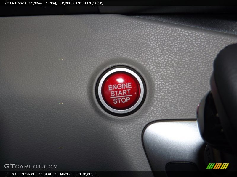 Crystal Black Pearl / Gray 2014 Honda Odyssey Touring