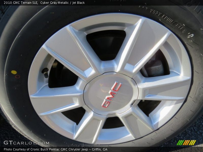 Cyber Gray Metallic / Jet Black 2010 GMC Terrain SLE