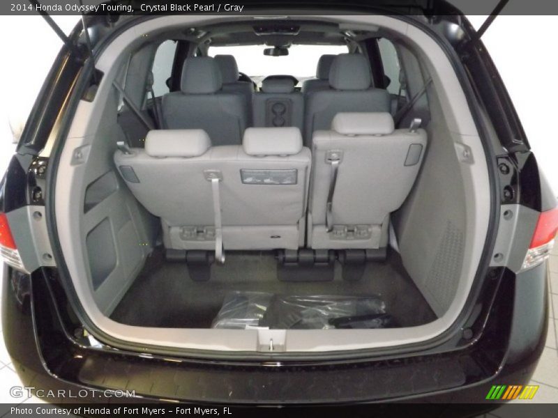 Crystal Black Pearl / Gray 2014 Honda Odyssey Touring