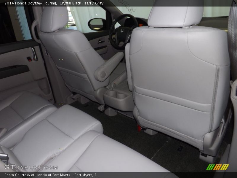 Crystal Black Pearl / Gray 2014 Honda Odyssey Touring