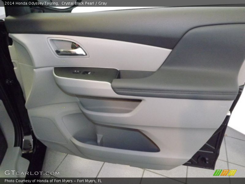 Crystal Black Pearl / Gray 2014 Honda Odyssey Touring