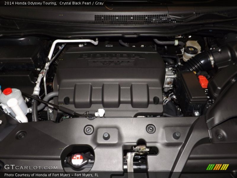 Crystal Black Pearl / Gray 2014 Honda Odyssey Touring