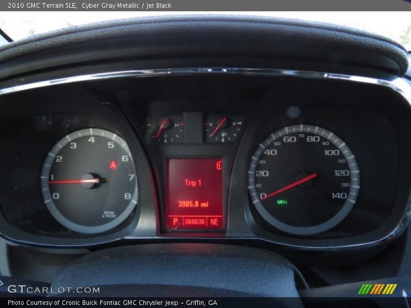 Cyber Gray Metallic / Jet Black 2010 GMC Terrain SLE