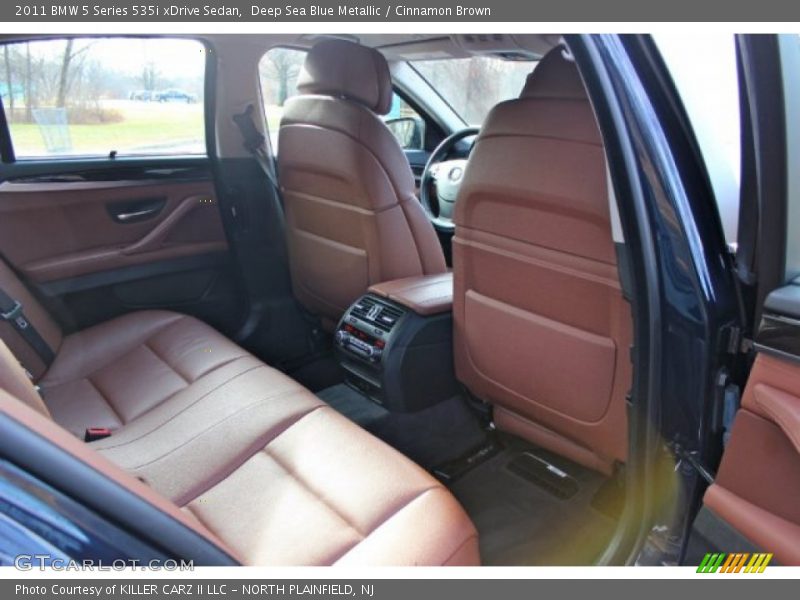 Deep Sea Blue Metallic / Cinnamon Brown 2011 BMW 5 Series 535i xDrive Sedan