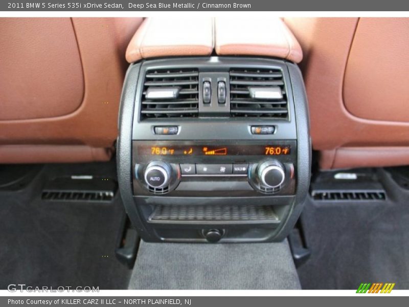 Deep Sea Blue Metallic / Cinnamon Brown 2011 BMW 5 Series 535i xDrive Sedan