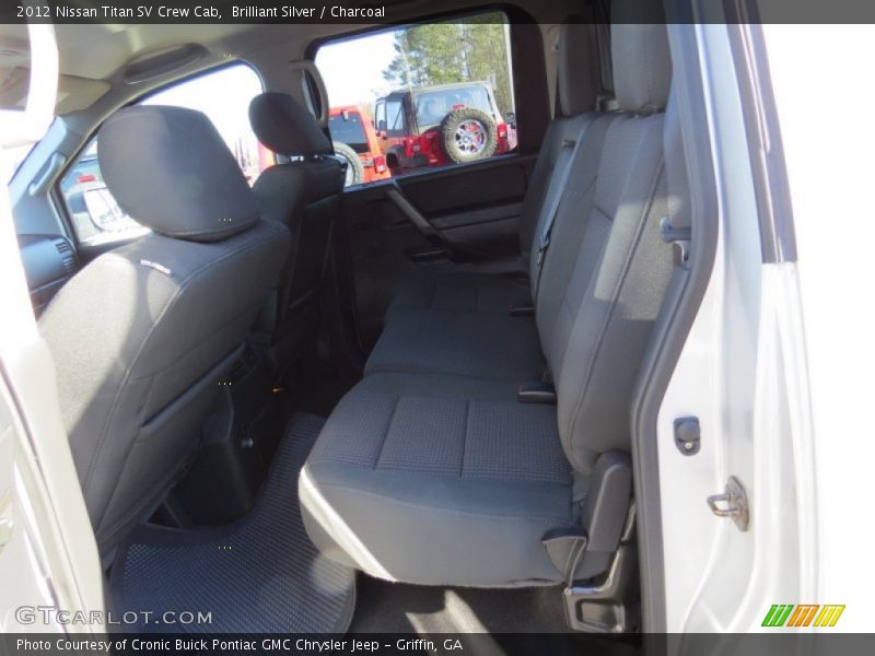 Brilliant Silver / Charcoal 2012 Nissan Titan SV Crew Cab