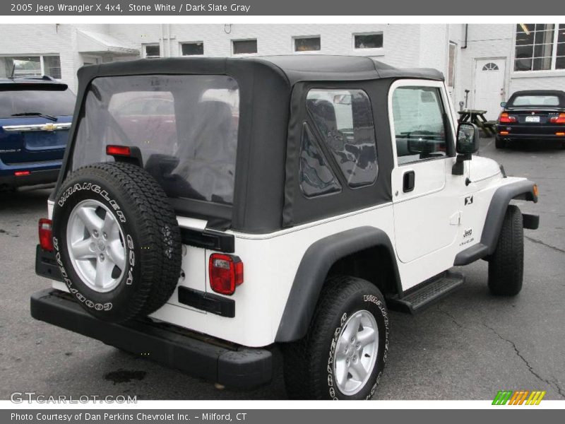 Stone White / Dark Slate Gray 2005 Jeep Wrangler X 4x4