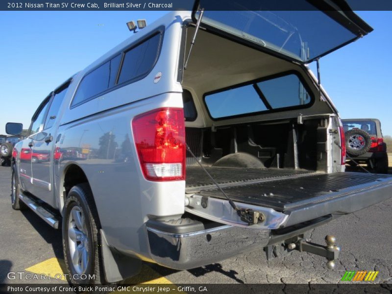 Brilliant Silver / Charcoal 2012 Nissan Titan SV Crew Cab