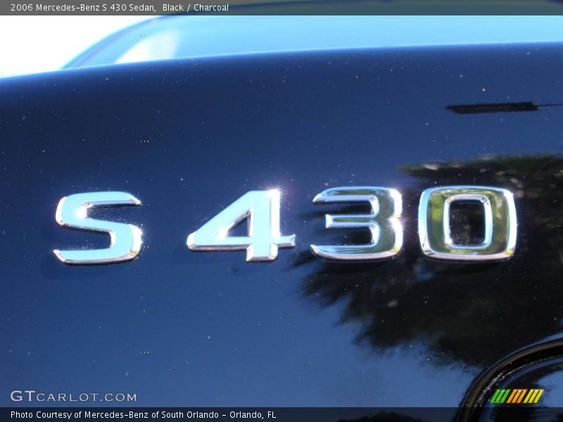 Black / Charcoal 2006 Mercedes-Benz S 430 Sedan