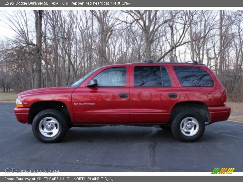Chili Pepper Red Pearlcoat / Mist Gray 1999 Dodge Durango SLT 4x4