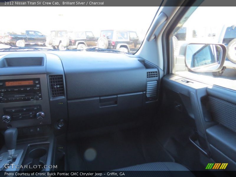 Brilliant Silver / Charcoal 2012 Nissan Titan SV Crew Cab