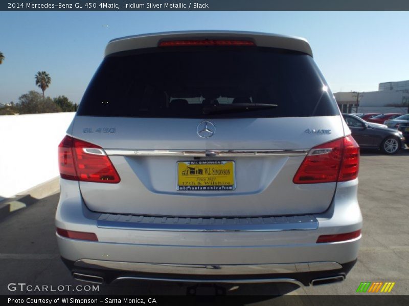 Iridium Silver Metallic / Black 2014 Mercedes-Benz GL 450 4Matic