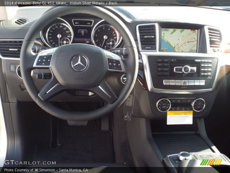 Iridium Silver Metallic / Black 2014 Mercedes-Benz GL 450 4Matic